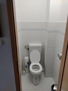 Koupelna v ubytování Maja Apartman