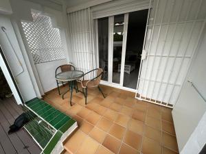 Balkon atau teras di Precioso apartamento con ubicación perfecta en playa Islantilla