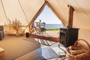 Příroda nedaleko luxury tent