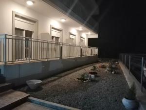Balkón alebo terasa v ubytovaní Stelios studios