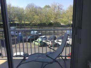 Balkón alebo terasa v ubytovaní T1 parc paysager St Nazaire