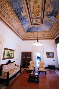 Posezení v ubytování Palazzo Scarciglia