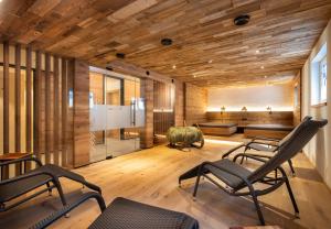 ad-fontanas Appartements Vandans的休息区