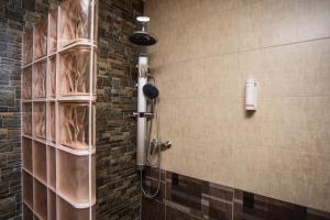 Koupelna v ubytování Hotel Bon