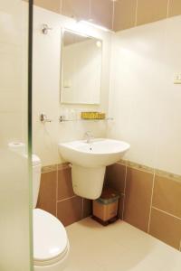 Koupelna v ubytování Ngoc Minh Hotel