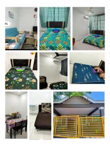 Una cama o camas en una habitación de TheREHAT Homestay Kijal Terengganu
