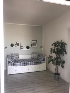 Postel nebo postele na pokoji v ubytování Casa Daflanna in Salento