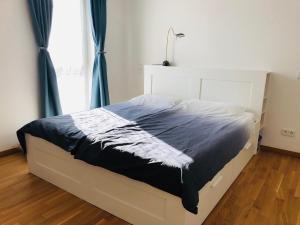 Postel nebo postele na pokoji v ubytování brauHAUS