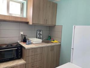 Nhà bếp/bếp nhỏ tại Dimitra's Family Apartments 4