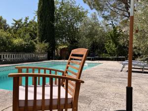 Bazén v ubytovaní Maisonnette indépendante avec jardin/patio alebo v jeho blízkosti