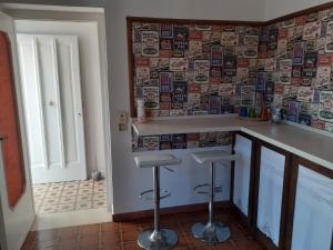 Kuchyň nebo kuchyňský kout v ubytování Mondello apartment Casa colori