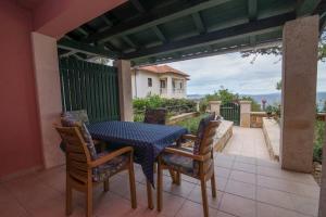 Balkón alebo terasa v ubytovaní Apartment Punta A2 - max. 4 Person