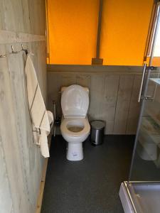 Koupelna v ubytování BG Apartments Safaritent