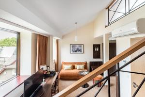 Kerpė Hotel & SPA客房内的一张或多张床位