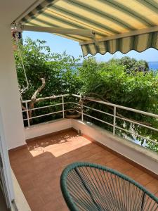 Balkón alebo terasa v ubytovaní Studio apartment SOL