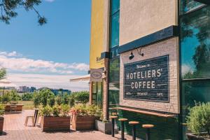 Certifikát, hodnocení, plakát nebo jiný dokument vystavený v ubytování Aria Hotel