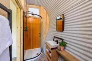 Koupelna v ubytování Killarney Glamping at the Grove, Suites and Lodges