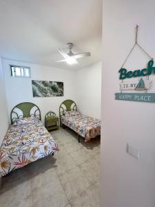 Posteľ alebo postele v izbe v ubytovaní Donkey house
