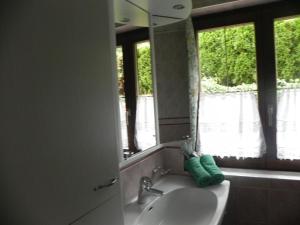 Koupelna v ubytování Ferienwohnung Oberrauter