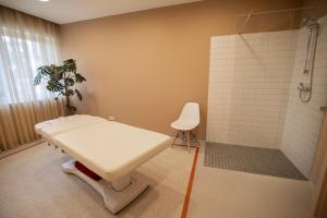 Koupelna v ubytování Mineral SPA Draugystė
