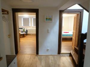 Postel nebo postele na pokoji v ubytování Alte Ratsschänke