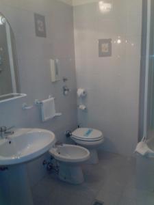 Koupelna v ubytování Hotel Niki