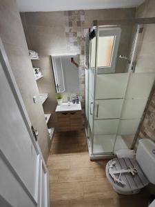 Kúpeľňa v ubytovaní Casa Aigua Blanca Oliva
