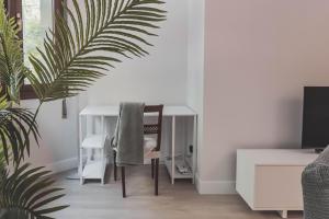 Et opholdsområde på Park view beautiful apartment Bilbao