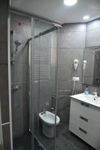 A bathroom at Disfruta, en la misma Plaza Mayor bonito y amplio