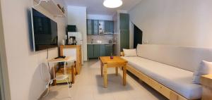 TV a/nebo společenská místnost v ubytování A&B Home Hotel