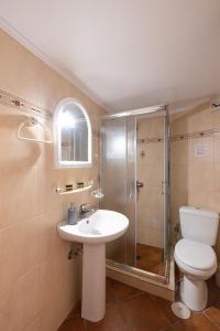 Koupelna v ubytování Bisti Guesthouse