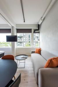 Et opholdsområde på CPH Studio Hotel