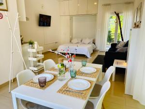 Posedenie v ubytovaní Studio apartment Stazion with free parking