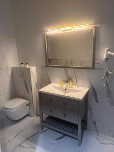 Koupelna v ubytování Apartamenty u Ewy - EUROS