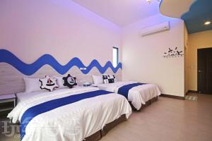 Postel nebo postele na pokoji v ubytování Mediterranean B&B
