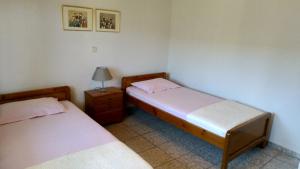 Postel nebo postele na pokoji v ubytování Palm Villa