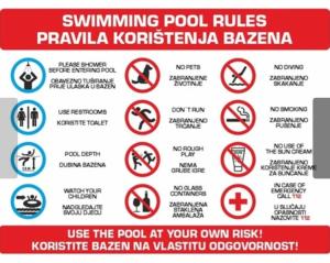 Bazén v ubytování Apartments Karlo nebo v jeho okolí