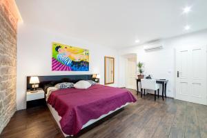 Posteľ alebo postele v izbe v ubytovaní Aparment Lila