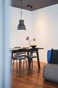 Posezení v ubytování Apartment F