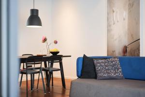 Posezení v ubytování Apartment F