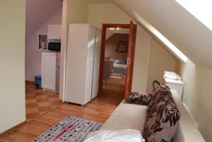 Una cama o camas en una habitación de Apartament Vistula