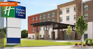 a hospital building with a sign in front of it at Holiday Inn Express & Suites - Nephi, an IHG Hotel in Nephi