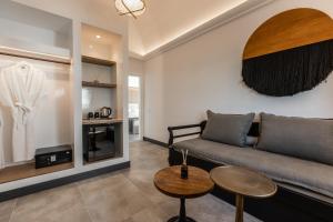 Kuchyň nebo kuchyňský kout v ubytování Vineyard Exclusive Suites