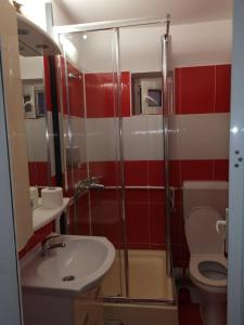 Een badkamer bij Vila Efor