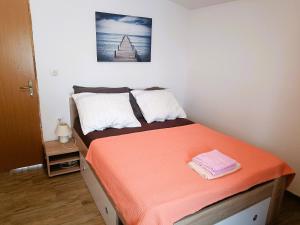 Posteľ alebo postele v izbe v ubytovaní Apartments Babic 50 meters from the beach
