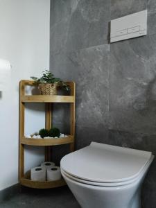 Kylpyhuone majoituspaikassa Ara Chalet