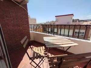 Balkón alebo terasa v ubytovaní Apartamento Victoria Plaza