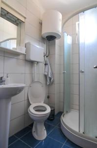 Koupelna v ubytování Guest House Marković
