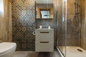 Kúpeľňa v ubytovaní Apartament Wita Stwosza