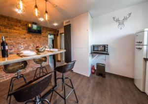 Kuchyňa alebo kuchynka v ubytovaní Apartament Wita Stwosza